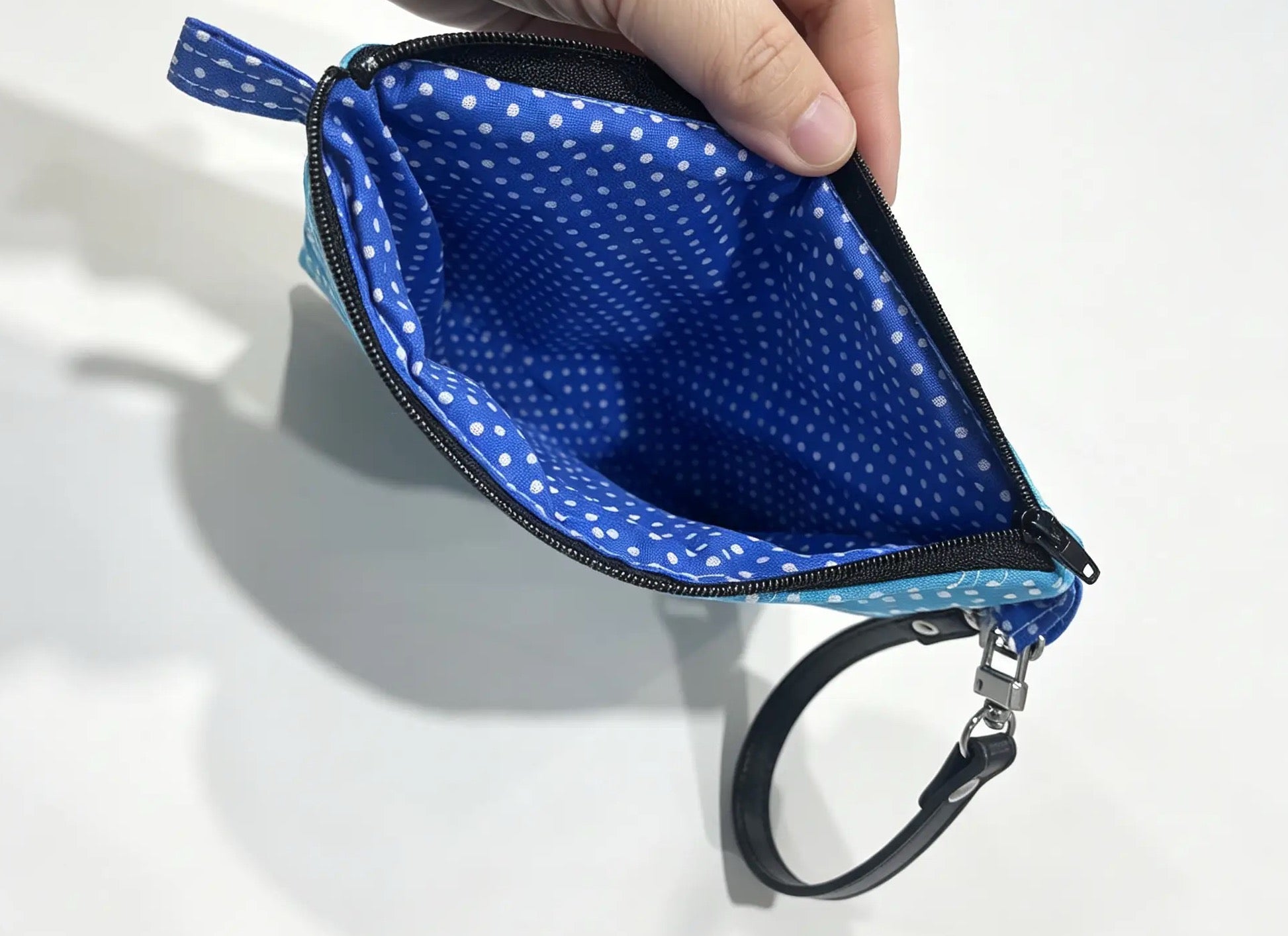 Handmade Quilted Wristlet Pouch – 20 Colour Options