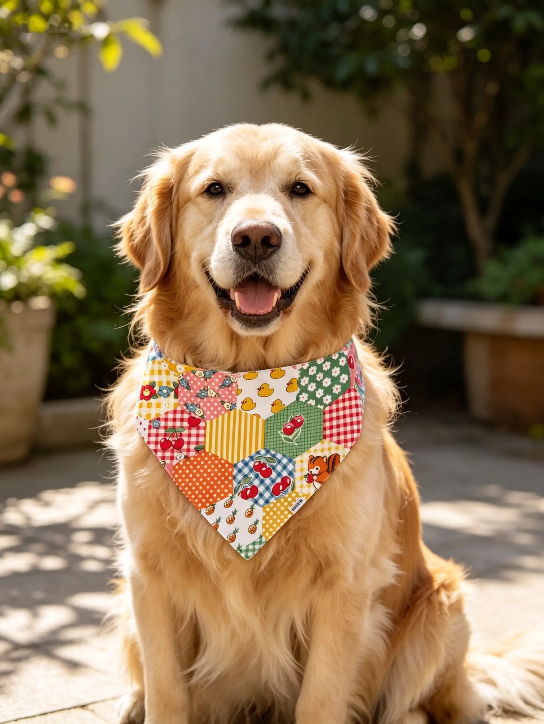 Handmade Reversible Dog Bandana