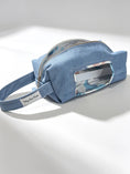 Load image into Gallery viewer, Grab & Go Denim Nappy & Wipes Bag – Handmade in NZ
