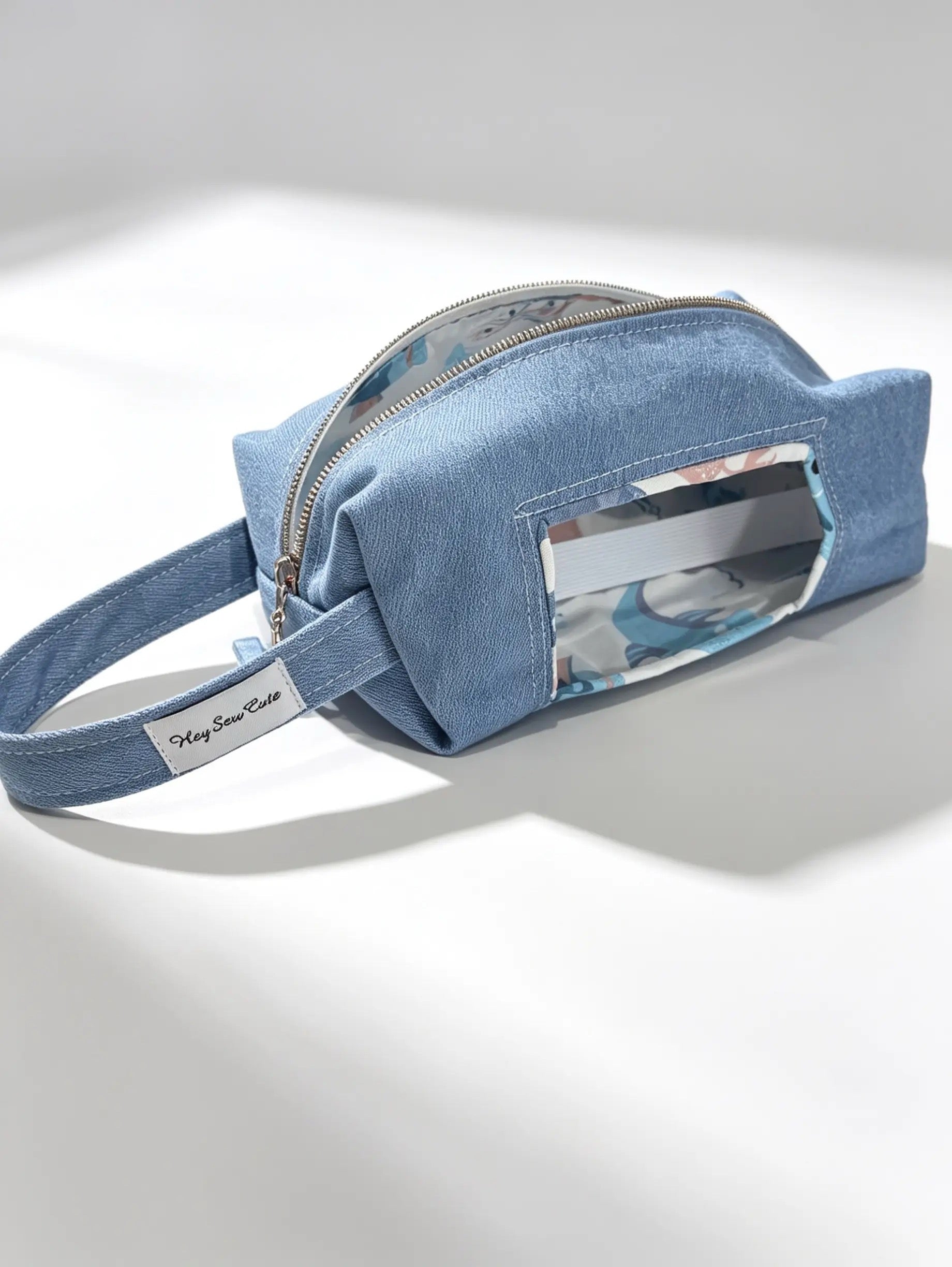 Grab & Go Denim Nappy & Wipes Bag – Handmade in NZ