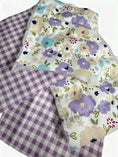 Load image into Gallery viewer, Mini Quilted Zip Card Wallet with Keyring – Floral Collection

