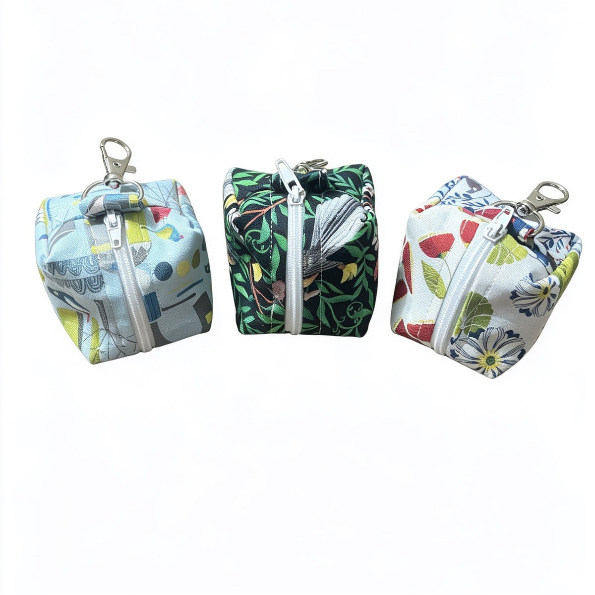 Kiwiana Mini Cube Keyring Pouch