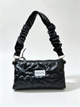 Load image into Gallery viewer, Black Heart Quilted 2 Way Phone Bag with Elastic Shoulder Strap
