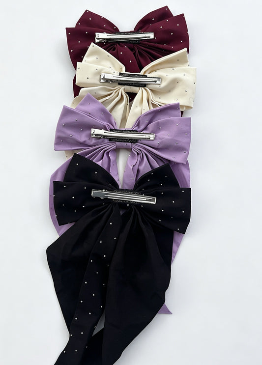 Sparkle Bow Hair Clip