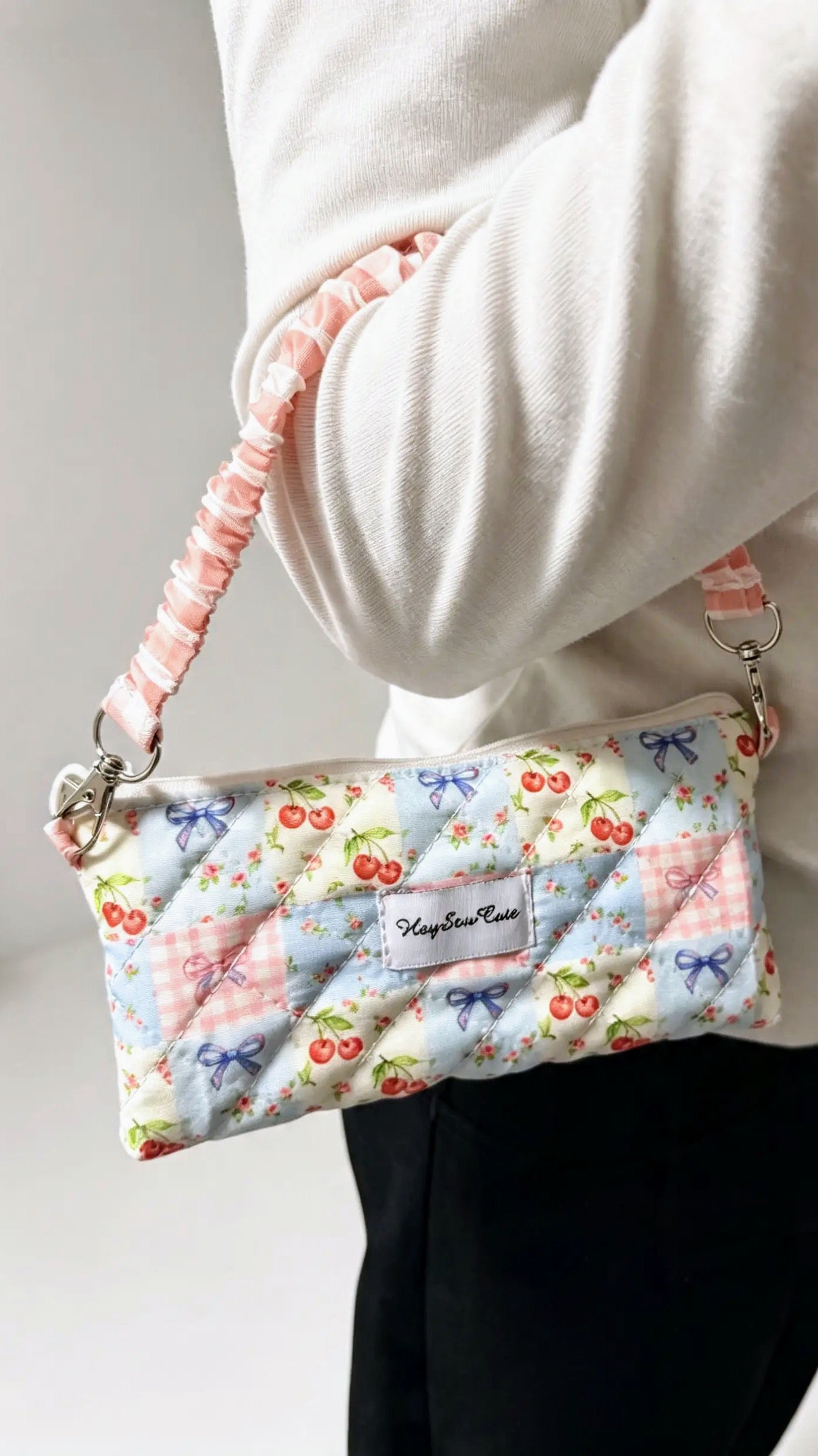 Cherry Bow Quilted Collection – Choose Your Item