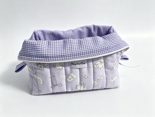 XL Carry-All Bag – Lavender Teddy
