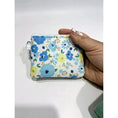 Load image into Gallery viewer, Mini Quilted Zip Card Wallet with Keyring – Floral Collection
