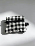 Load image into Gallery viewer, Mini Quilted Zip Card Wallet with Keyring – Floral Collection
