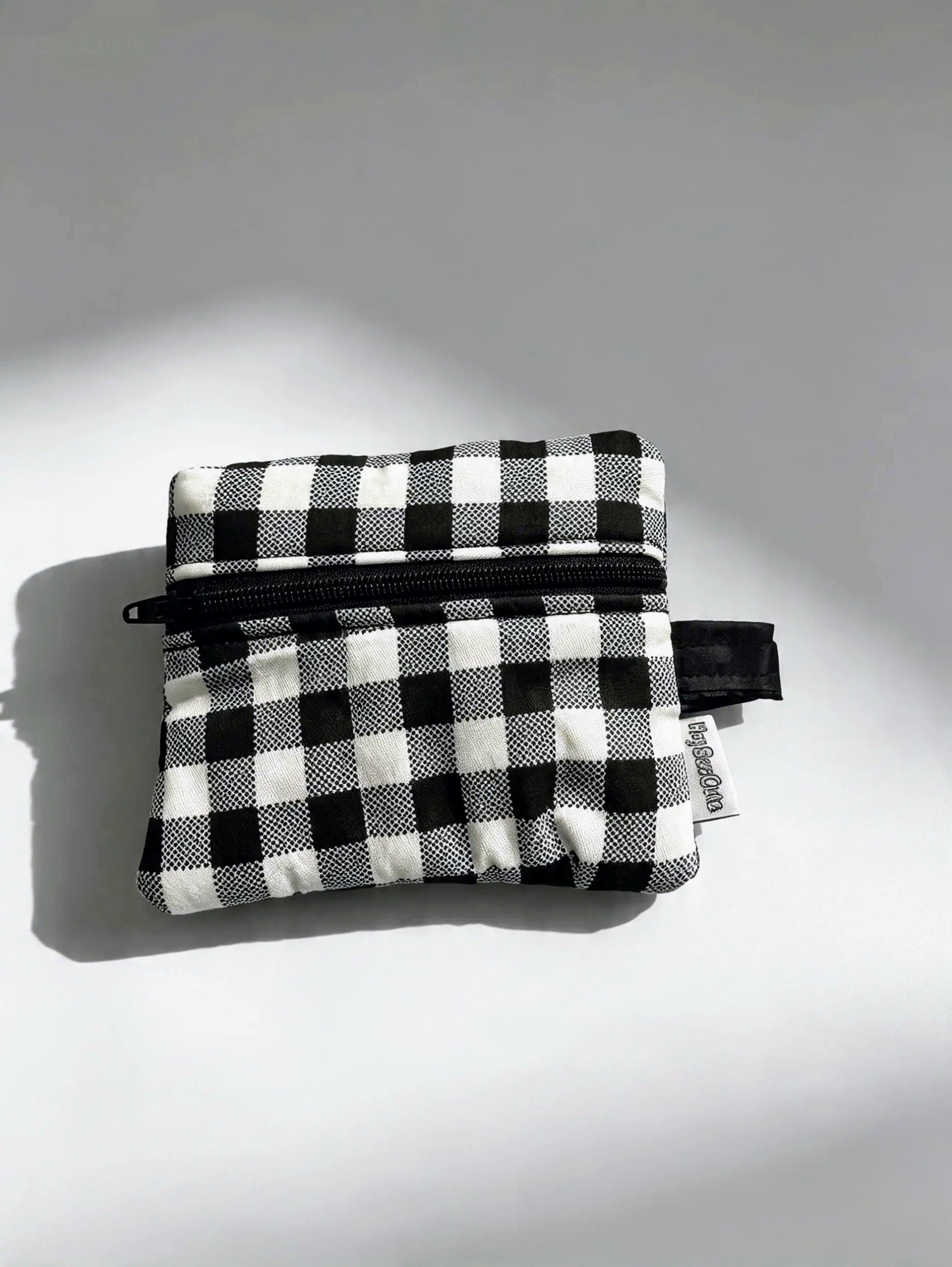 Mini Quilted Zip Card Wallet with Keyring – Floral Collection