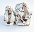 Load image into Gallery viewer, Vintage Cocoa Matching Quilted Bag Set

