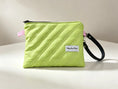 Load image into Gallery viewer, Handmade Quilted Wristlet Pouch – 20 Colour Options

