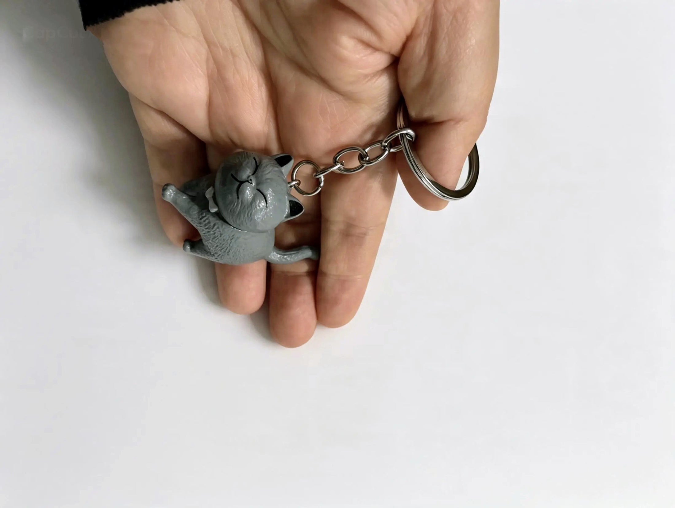 Cute 3D Cat Keyring – Choose Your Cat