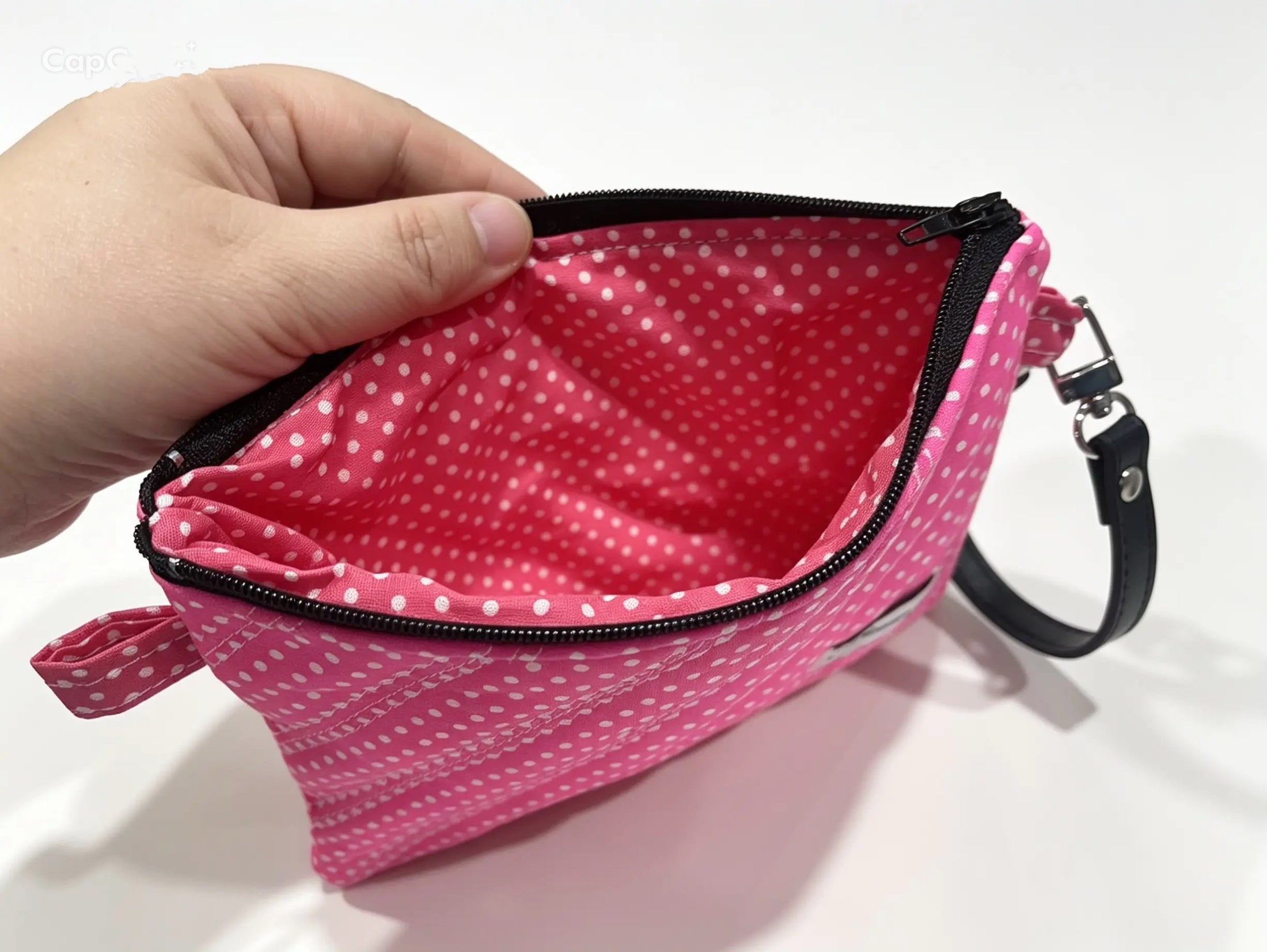 Handmade Quilted Wristlet Pouch – 20 Colour Options