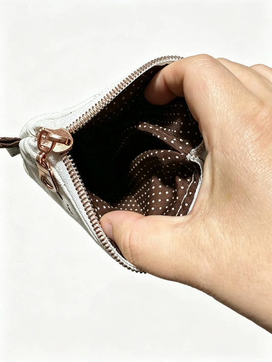Handmade Quilted Period & Essentials Pouch – Small Zip Bag