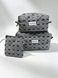 Load image into Gallery viewer, Black bow gingham matching set
