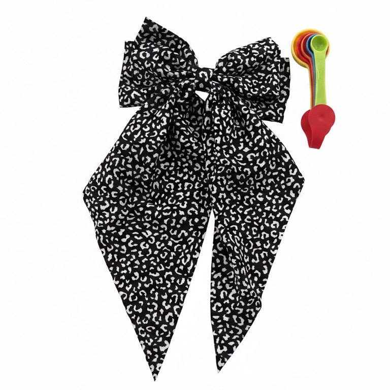 Leopard Bow Hair Clip