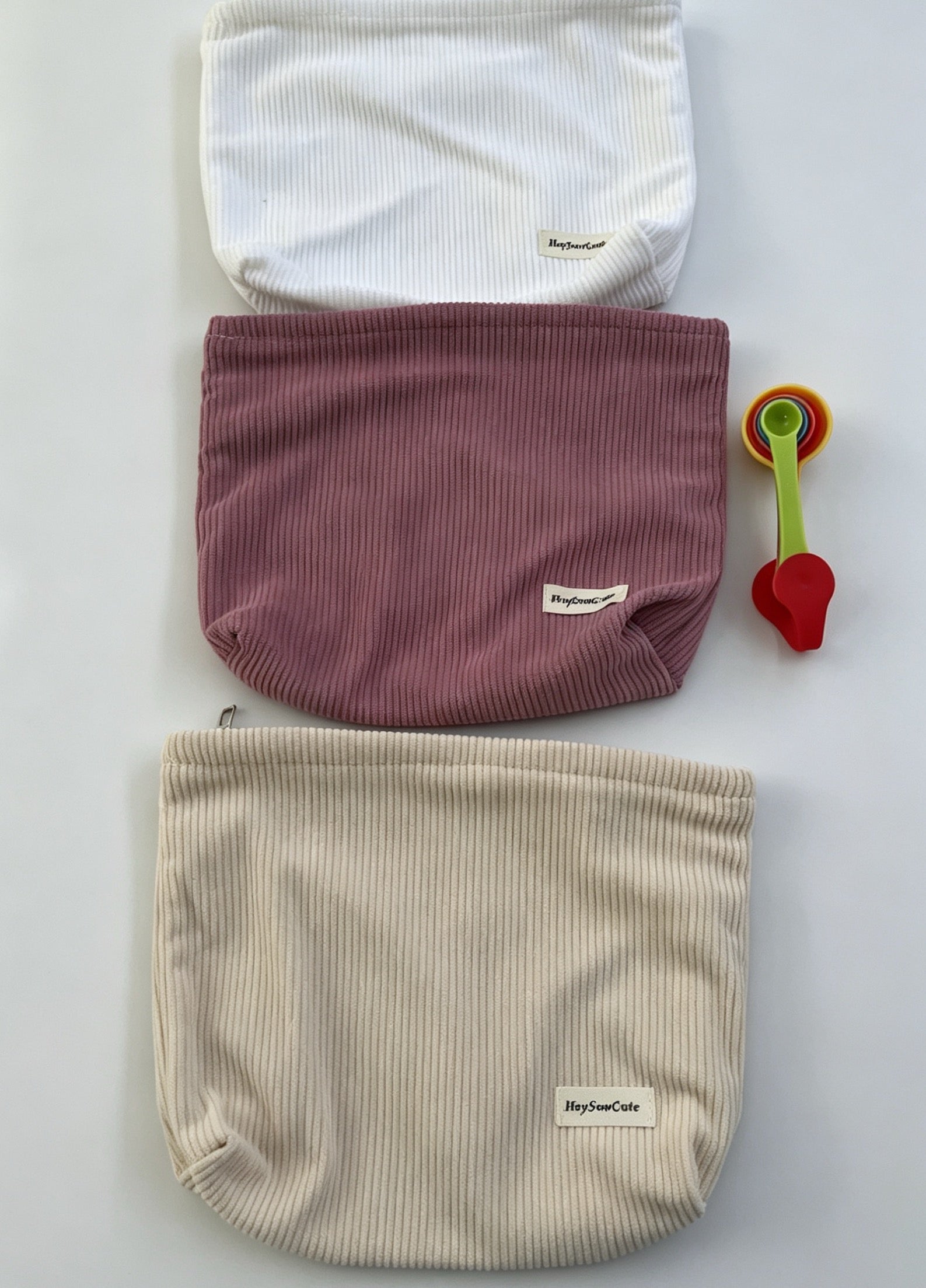 Large Soft Corduroy Pouch