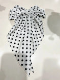 Load image into Gallery viewer, Polka Dot Bow Hair Clip
