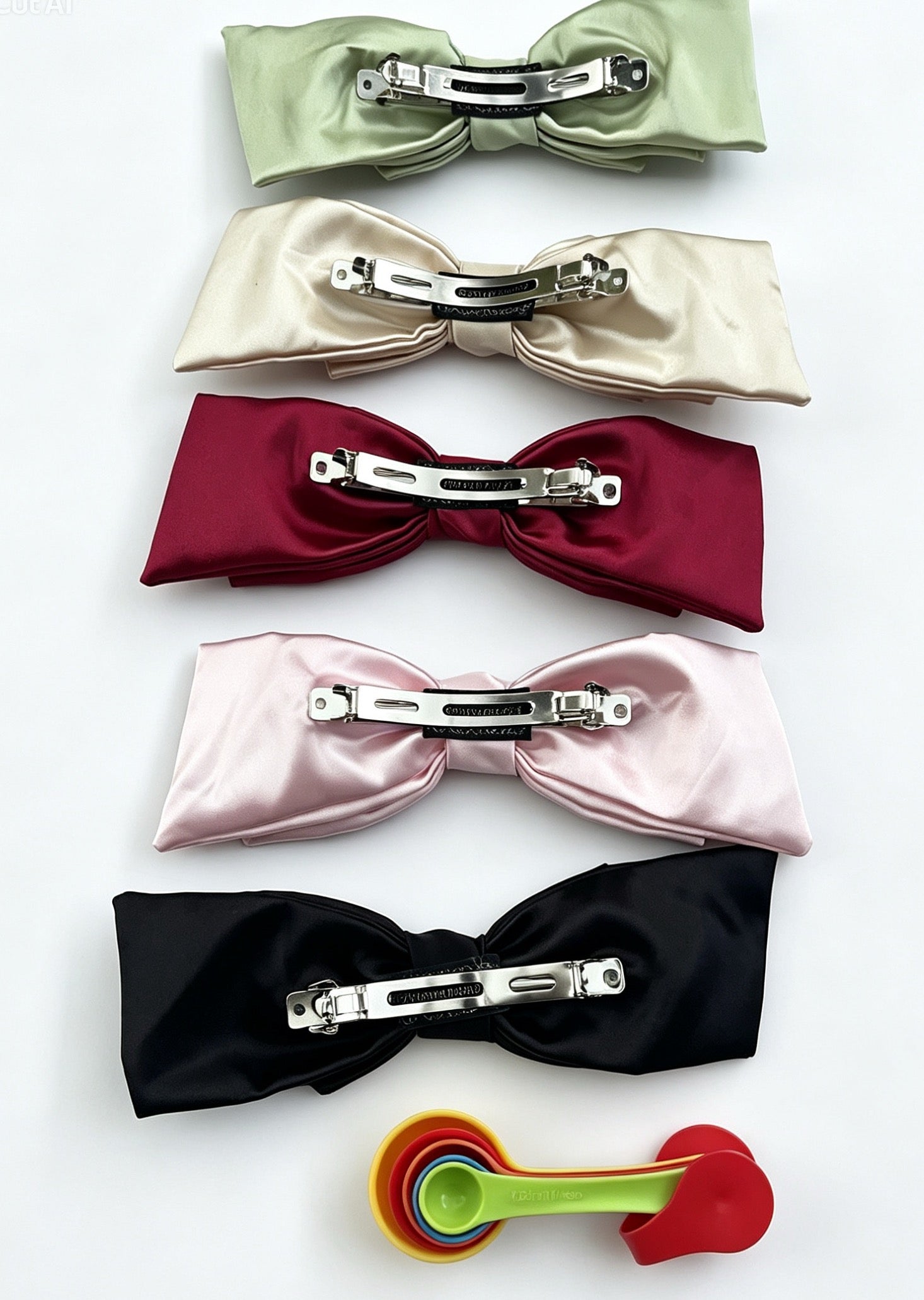 Satin Bow Hair Clip