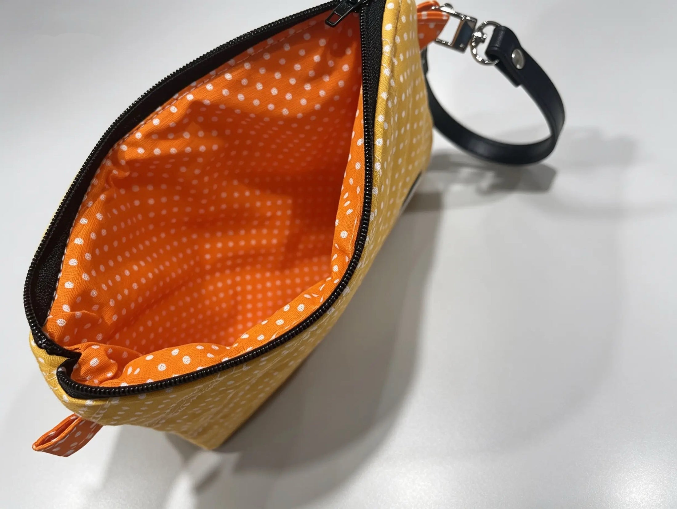 Handmade Quilted Wristlet Pouch – 20 Colour Options