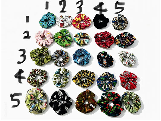 Kiwiana Handmade Scrunchie – Choose Your Favourite Design