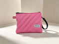 Load image into Gallery viewer, Handmade Quilted Wristlet Pouch – 20 Colour Options
