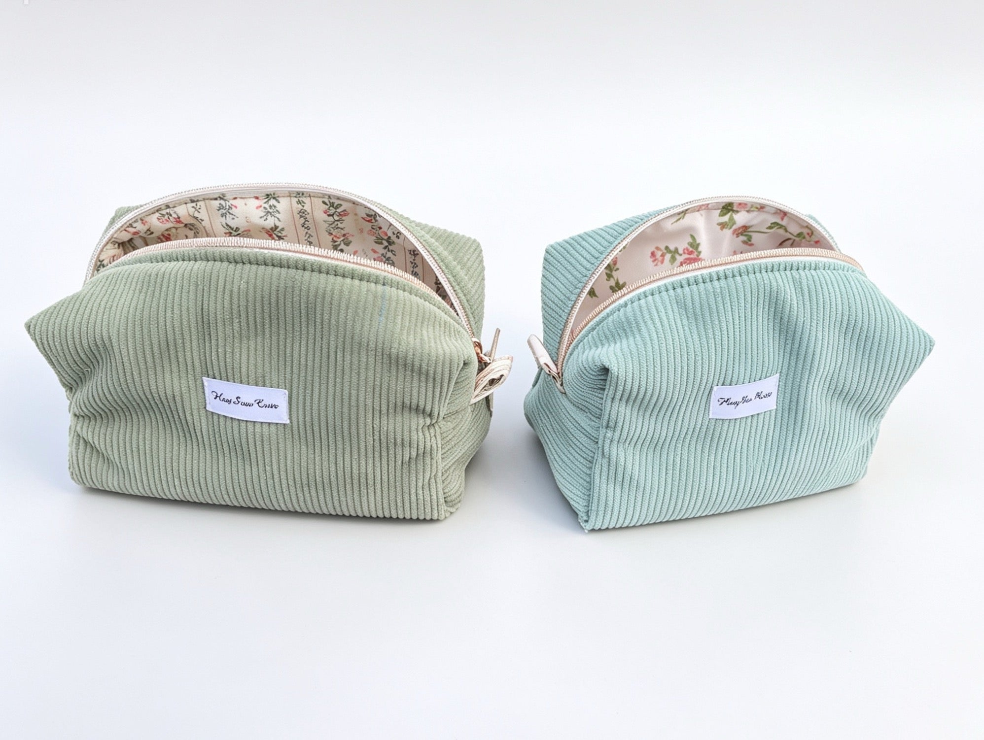 HeySewCute Large Corduroy Makeup Bag
