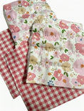 Load image into Gallery viewer, Mini Quilted Zip Card Wallet with Keyring – Floral Collection
