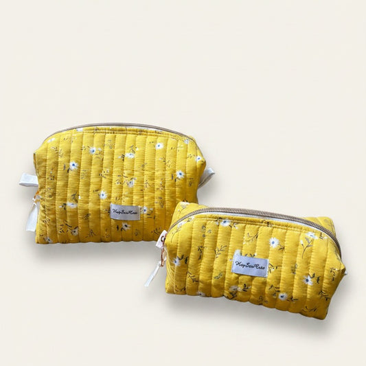 Daisy Sunshine Matching quilted bag set