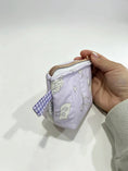Load image into Gallery viewer, Quilted Mini Pouch – Lavender Teddy
