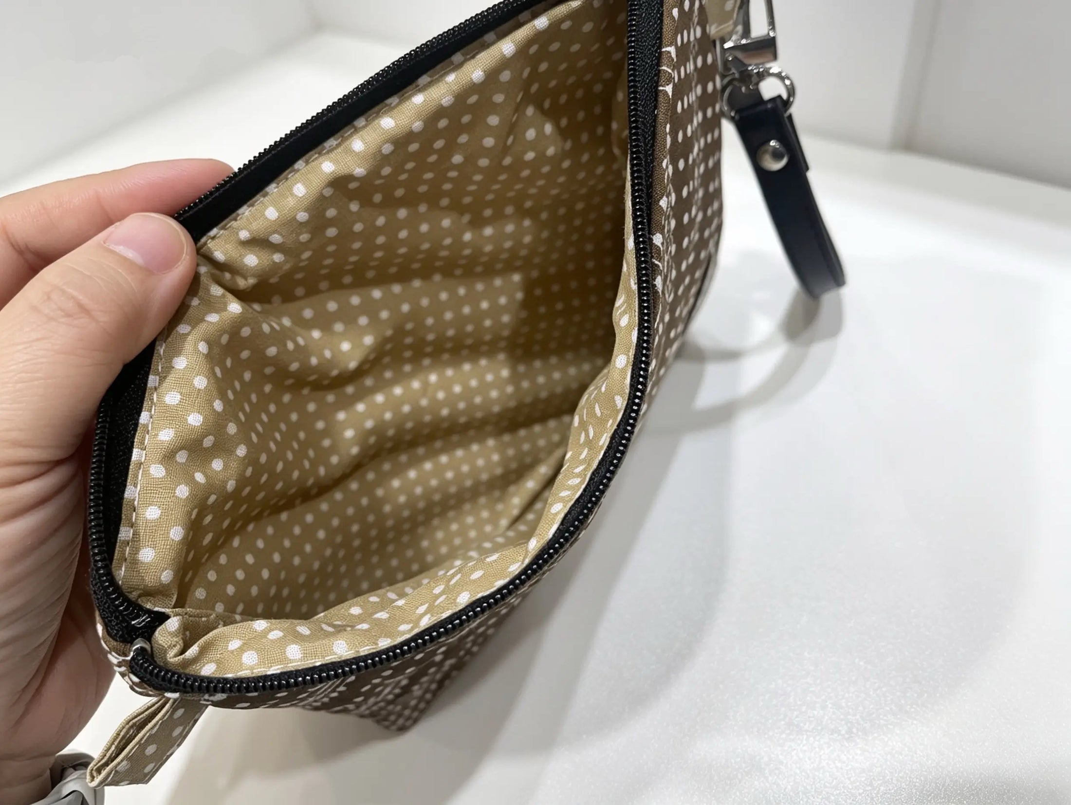 Handmade Quilted Wristlet Pouch – 20 Colour Options