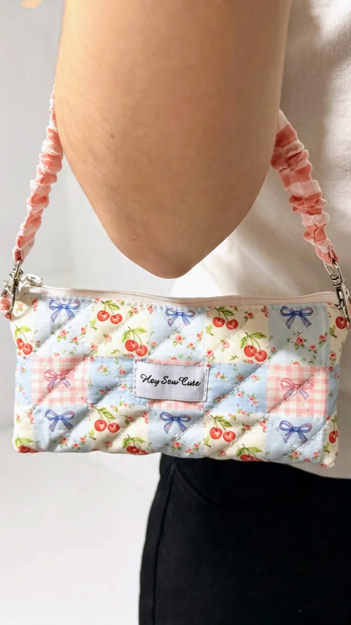 Cherry Bow Quilted Collection – Choose Your Item