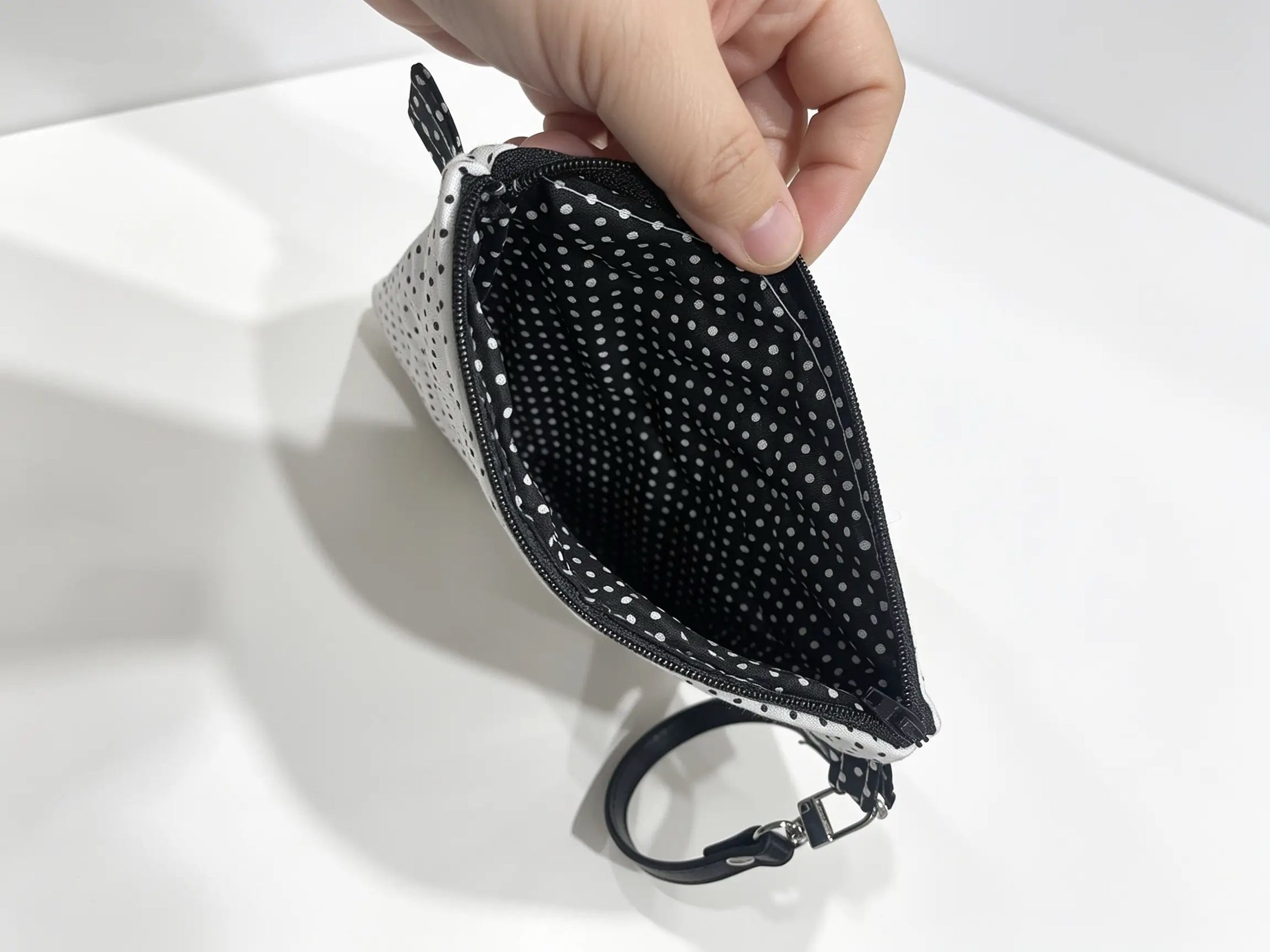 Handmade Quilted Wristlet Pouch – 20 Colour Options