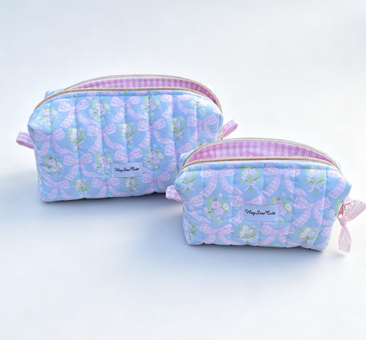 Ribbon Meadow Matching Quilted Bag Set