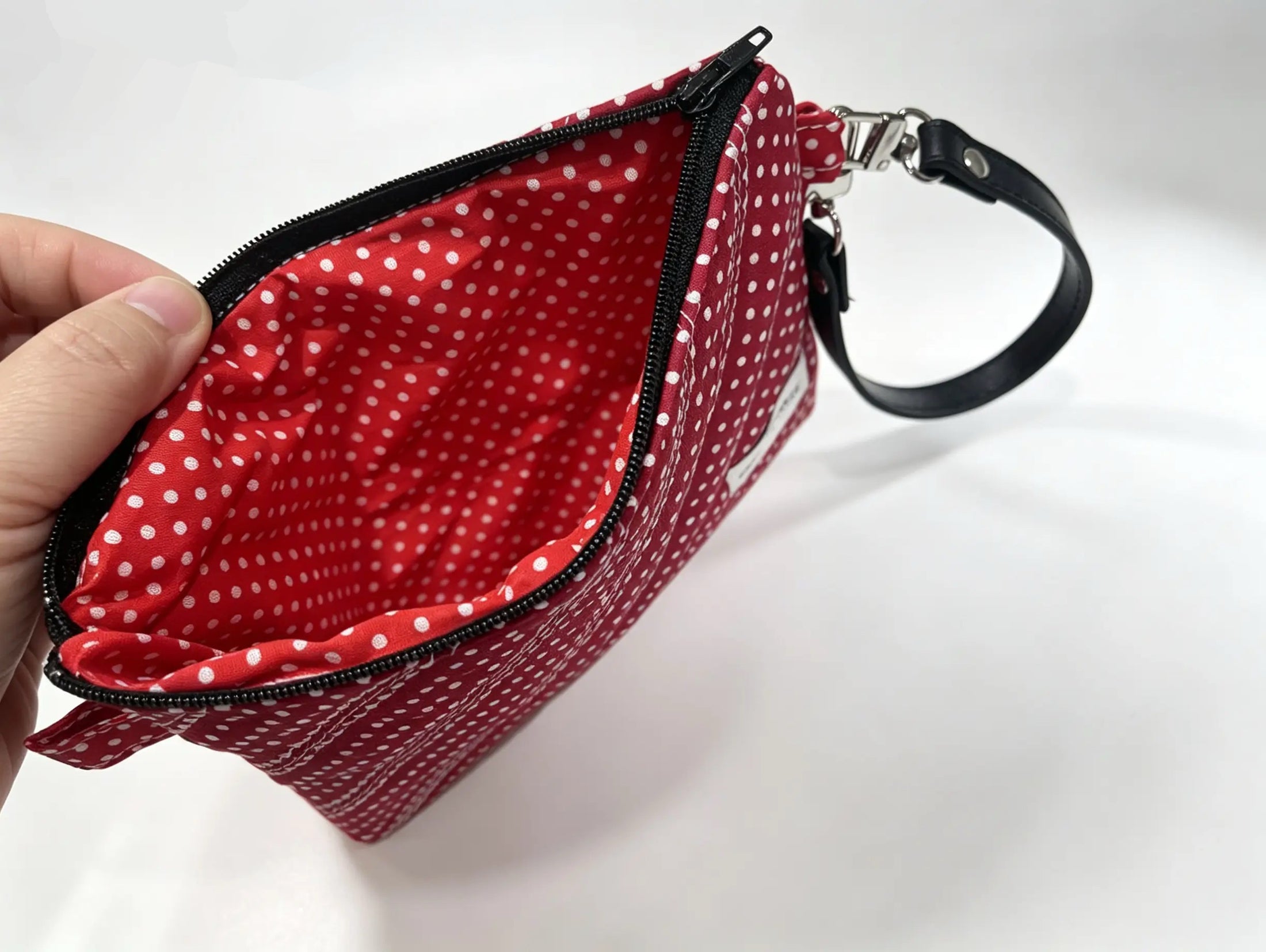Handmade Quilted Wristlet Pouch – 20 Colour Options