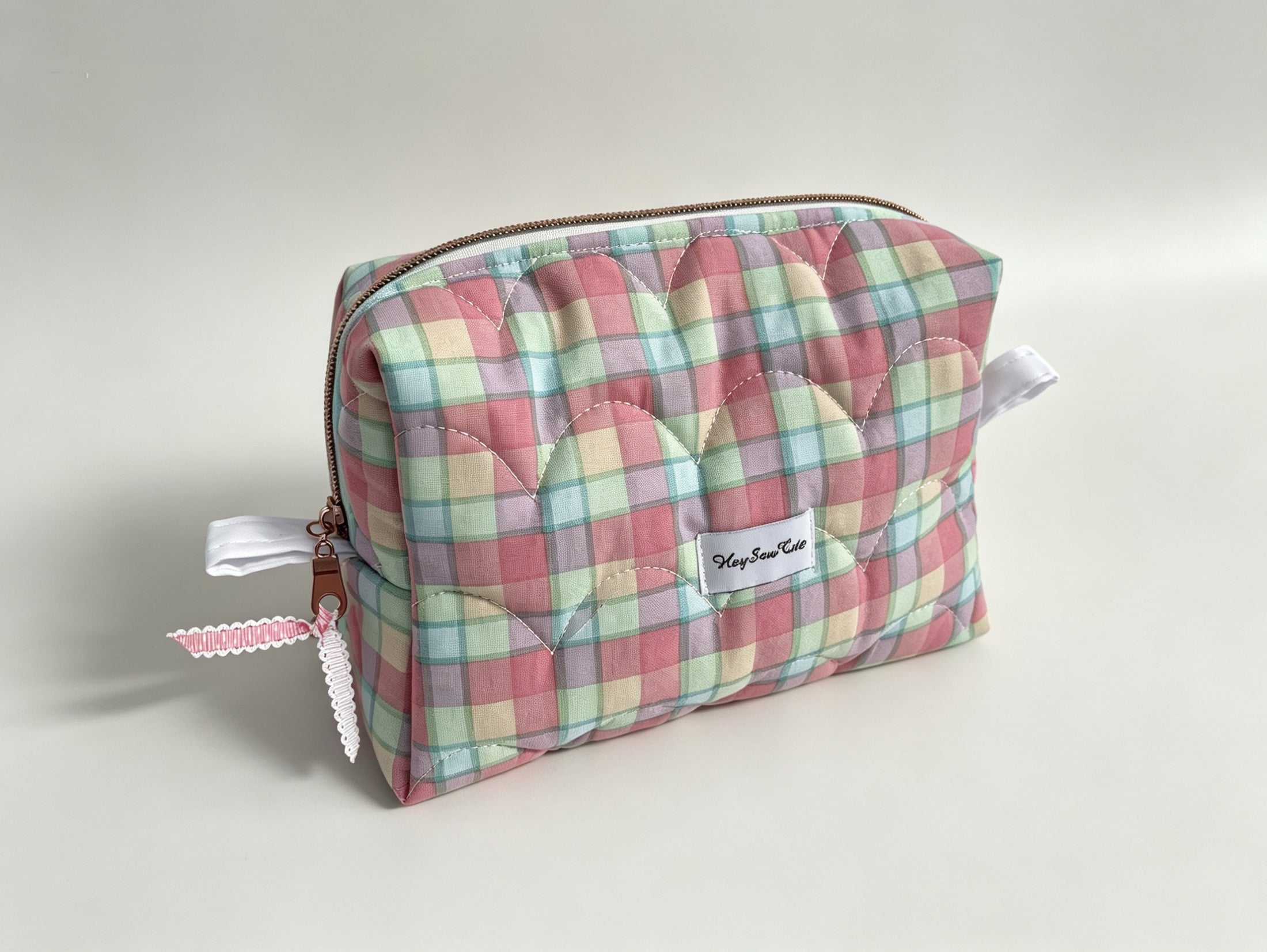 XL Carry-All Bag – Pastel Check