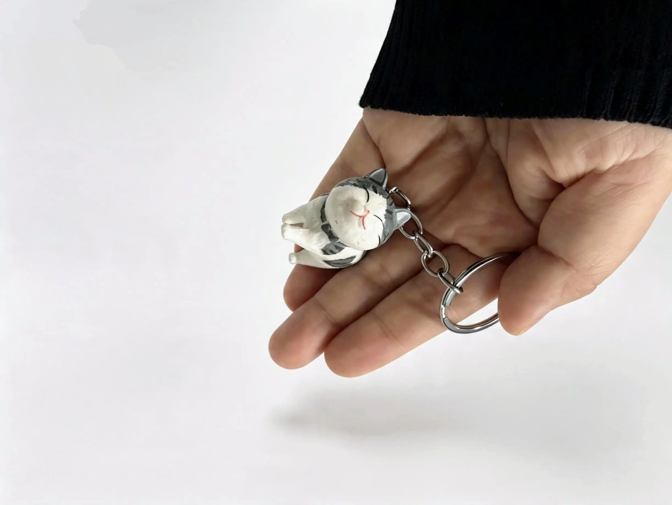 Cute 3D Cat Keyring – Choose Your Cat