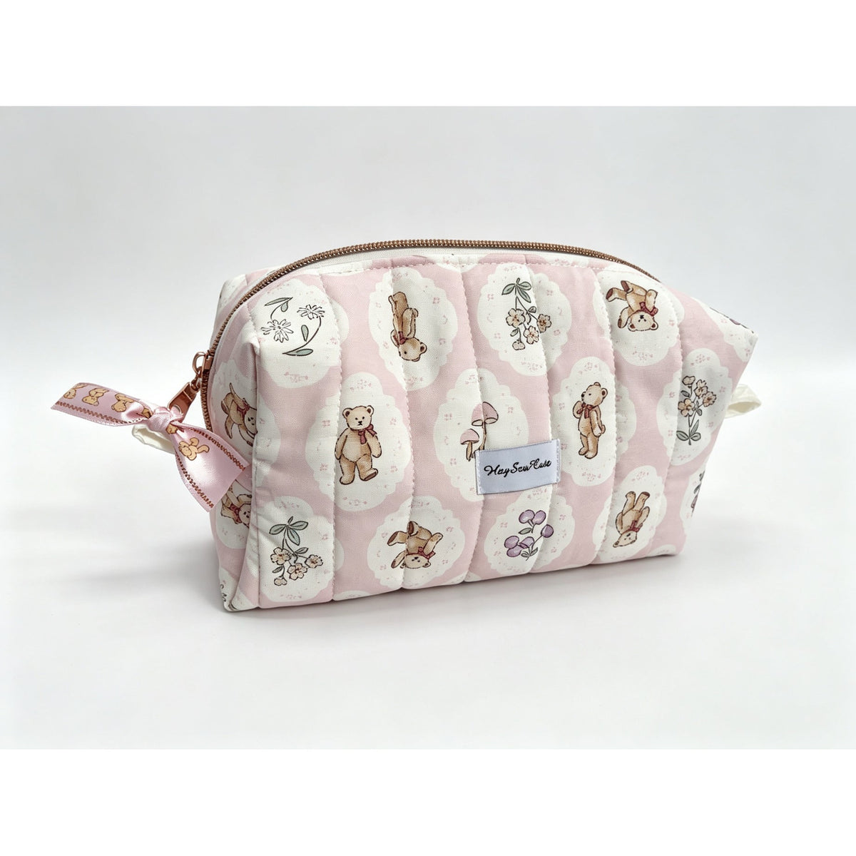 Carry-All Bag – Pink Teddy Garden