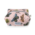 Load image into Gallery viewer, Daily Muse Pink Butterfly makeup bag on white background, original product preserved
