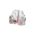 Load image into Gallery viewer, HeySewCute Little Box medium makeup bag Bunny Garden product view on white background
