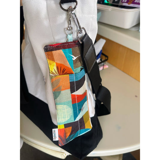 🐝 Busy Bee Clip Pouch with Lanyard
