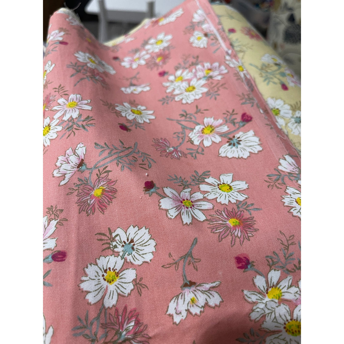Cream Corduroy Extra Large Hair Styler Bag – Choose Your Floral Lining