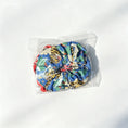 Load image into Gallery viewer, Handmade Kiwiana Scrunchie Duo – Red & Blue back view
