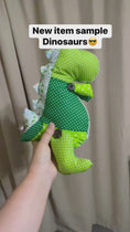 Load and play video in Gallery viewer, 🦖 Green Hugosaur – Dino Plush (50% off)
