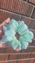 Load and play video in Gallery viewer, ☁️ Cotton Candy Sky Scrunchie
