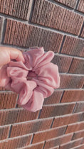 Load and play video in Gallery viewer, 🎀 Rosy Pink Scrunchie
