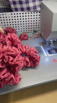 Load and play video in Gallery viewer, Ruby Mist Large Scrunchie
