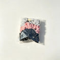 Load image into Gallery viewer, Retail Mini Scrunchie Set 3 Pack – Grey Pink Navy

